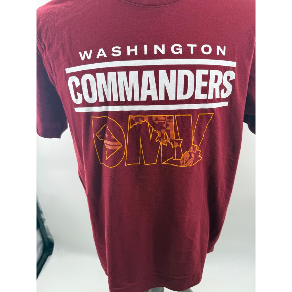 Nike Washington Commanders NFL Tee Shirt Mens Large Burgundy NEW - Picture 2 of 9